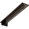 Ekena Millwork Heaton Hidden Support Steel Bracket w/ 14" Support Depth, Antiqued Pale Gold 3"W x 18"D x 2"H BKTM03X18X02HEAPG - alternate 1